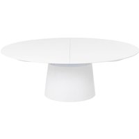 KARE DESIGN Ausziehtisch Benvenuto Weiß 200(50)x110cm