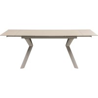 KARE DESIGN Ausziehtisch Xenia Travertin 140(+30+30)x80cm