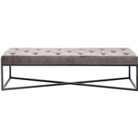 KARE DESIGN Bank Crossover Grau Schwarz 150x40cm