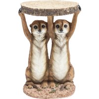 KARE DESIGN Beistelltisch Animal Meerkat Sisters Ø33cm