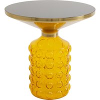KARE DESIGN Beistelltisch Lola Gelb Ø50cm