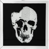 KARE DESIGN Bild Frame Mirror Skull 100x100cm