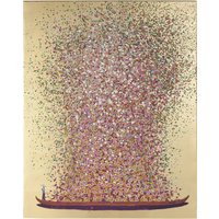 Bild Touched Flower Boat Gold Pink 120x160cm Bild Touched Flower Boat Gold Pink 120x160cm