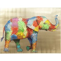 KARE DESIGN Bild Touched Flower Elefant 120x90cm
