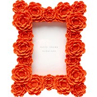 KARE DESIGN Bilderrahmen Flowerdream Orange 10x15cm