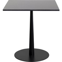 KARE DESIGN Bistrotisch Capri Schwarz 70x70cm