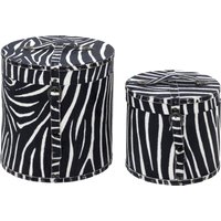 KARE DESIGN Box Wild Animal Zebra (2/Set)