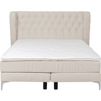 Boxspringbett Benito Moon Creme 160x200cm Boxspringbett Benito Moon Creme 160x200cm
