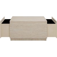 KARE DESIGN Couchtisch Travertino Trunk 80x60cm
