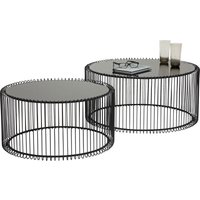 KARE DESIGN Couchtisch Wire Black (2/Set)