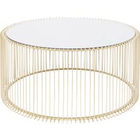 KARE DESIGN Couchtisch Wire Uno Brass Ø80cm