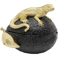 KARE DESIGN Deko Dose Avocado Lizard 15cm