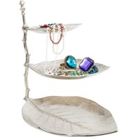 KARE DESIGN Deko Etagere Leaf Silber