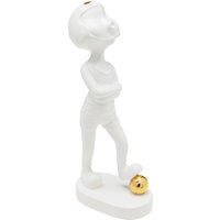 KARE DESIGN Deko Figur Ball Girl Weiß 29cm