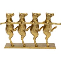 KARE DESIGN Deko Figur Dancing Cows Gold 40cm