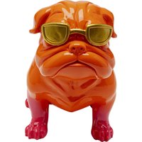KARE DESIGN Deko Figur Fashion Dog Orange 17cm