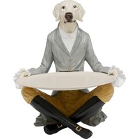 KARE DESIGN Deko Figur Gentleman Dog Tray 29cm