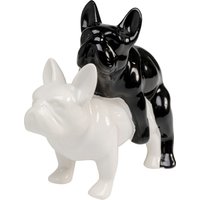 KARE DESIGN Deko Figur Love Dogs Schwarz