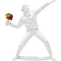 KARE DESIGN Deko Figur Street Art Bouquet Weiß 27cm