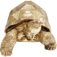 KARE DESIGN Deko Figur Turtle Gold Medium 40cm