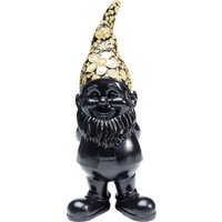 KARE DESIGN Deko Figur Zwerg Standing Schwarz Gold 30cm