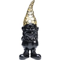 KARE DESIGN Deko Figur Zwerg Standing Schwarz Gold 61cm