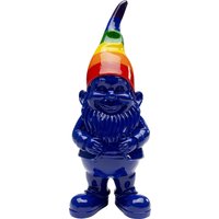 KARE DESIGN Deko Figur Zwerg Stehend Rainbow Blau 21cm