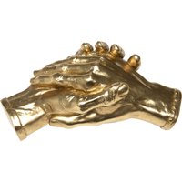KARE DESIGN Deko Objekt Shake Hands Gold 25cm