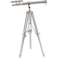 KARE DESIGN Deko Objekt Telescope Silber 125cm