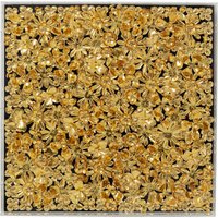KARE DESIGN Deko Rahmen Gold Flower 80x80cm