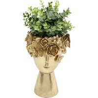 KARE DESIGN Deko Vase Flowercrown Gold 20cm