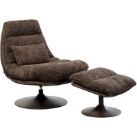 KARE DESIGN Drehsessel + Hocker Montreal