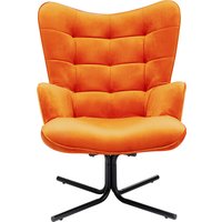 KARE DESIGN Drehsessel Oscar Velvet Orange