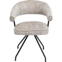 KARE DESIGN Drehstuhl Arabella Silber