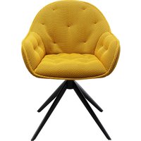 KARE DESIGN Drehstuhl Carlito Mesh Gelb