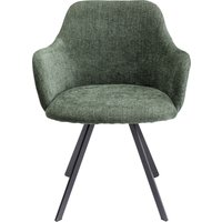 KARE DESIGN Drehstuhl Lady Loco Coco Grün
