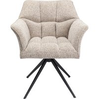 KARE DESIGN Drehstuhl Thinktank Beige