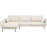 KARE DESIGN Ecksofa Amalfi Links Creme 275cm