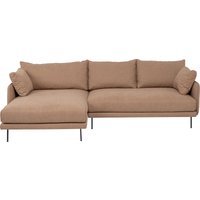 KARE DESIGN Ecksofa Edna Hellbraun Links 270cm