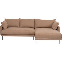 KARE DESIGN Ecksofa Edna Hellbraun Rechts 270cm