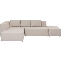 KARE DESIGN Ecksofa Infinity Ottomane Creme Links