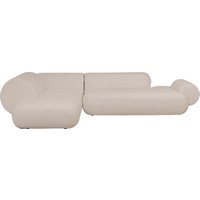 KARE DESIGN Ecksofa Soft Edge Links Creme