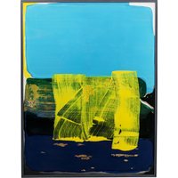 KARE DESIGN Gerahmtes Bild Abstract High Gloss Blau 120x160cm