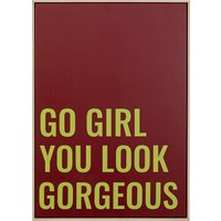 KARE DESIGN Gerahmtes Bild Go Girl 50x70cm