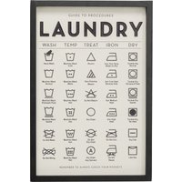 KARE DESIGN Gerahmtes Bild Laundry 61x41cm
