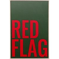KARE DESIGN Gerahmtes Bild Red Flag 40x60cm