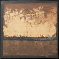 KARE DESIGN Gerahmtes Bild Silence Braun 120x120cm