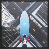 KARE DESIGN Gerahmtes Bild Skyline Skater 149x149cm