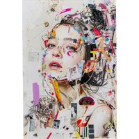 KARE DESIGN Glasbild Artsy Portrait Side 80x120cm