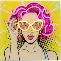 KARE DESIGN Glasbild Beauty LED 39x39cm